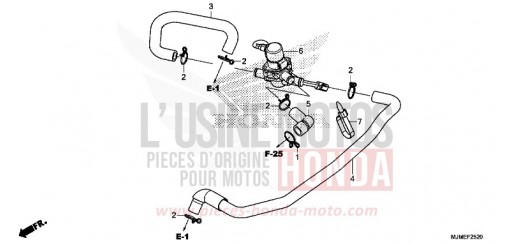VALVE COMMANDE INJECTION D'AIR VFR800XF de 2015